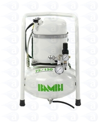 Silent Compressor High Output 15 Litre Tank 75/150