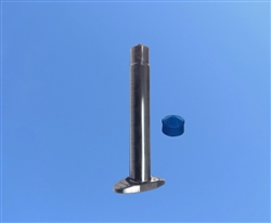 3cc Black Syringe Barrel with blue easy flow piston