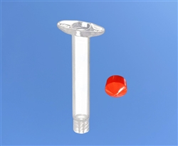 3cc Syringe Barrel with red flat wall piston 903-NWR