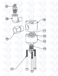 941A-000-003 material outlet block