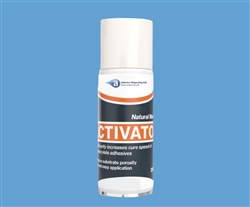 Cyanoacrylate fast activator spray