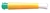 18 gauge 2" long brush tip with soft bristle Single Tip Part BT18-2SF