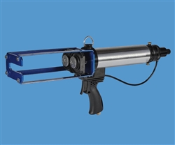 Handheld pneumatic dual cartridge gun 200ml Multi Ratio