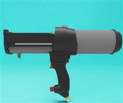 Handheld pneumatic dual cartridge gun 400ml 4:1 ratio DP2X-400-04-50-01