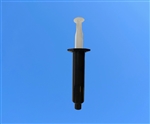 6cc Luer Lock Manual Syringe Assembly Black