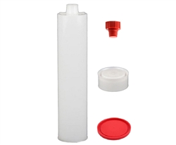 310ml high density cartridge, plunger & cap kit