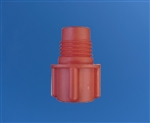 Red threaded tip cartridge cap seal TS6P