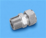 1/8" NPT to 1/4" compression straight fitting TSD1002-18SS