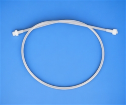 Fluid line 18" clear female to male luer lock