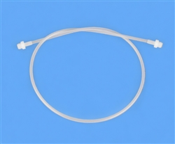 Fluid line 18" clear female to female luer lock TSD126-418PK