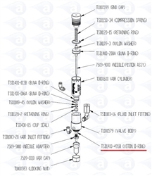 TSD1400-495B TS5540 Valve O-Ring pk/10