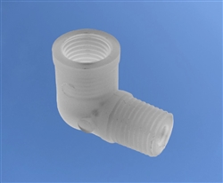 1/4" NPT to 1/4" NPT plastic elbow fitting TSD918-3