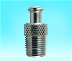 1/4" NPT thread to female luer stainless steel fitting