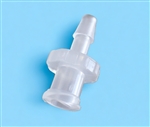 1/4" barb to female luer plastic fitting