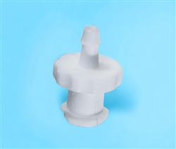 1/8" barb to female luer plastic fitting