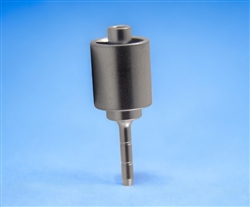 2mm barb to female luer metal fitting