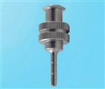 2mm barb to female luer metal fitting