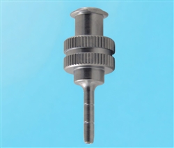 2mm barb to female luer metal fitting