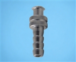 6mm barb to female luer metal fitting