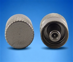 Male luer lock plug cap fitting