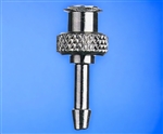 1/16" barb to female luer metal fitting