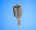 3.5mm barb to Male luer metal fitting TSD931-35MB