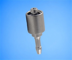 3.5mm barb to Male luer metal fitting TSD931-35MB