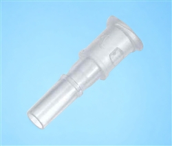 Female luer to snap lock straight plastic fitting