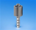 4mm barb to Male luer metal fitting TSD931-40MB