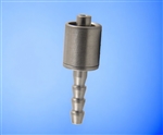 4mm barb to Male luer metal fitting TSD931-40MS