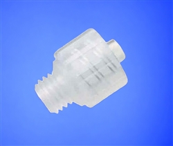 1/4-28" UNF to male luer plastic fitting TSD931-49C