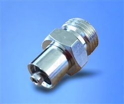 1/4" NPT to male luer metal fitting TSD931-7M