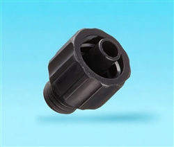 1/4-28" UNF to male luer plastic fitting