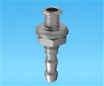 5mm barb to female luer metal fitting