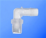 1/8" NPT to 1/4" hose barb plastic elbow fitting TSD933-1