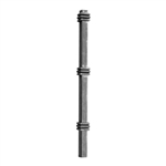 Newel Post Square Tube Matl 2 3/8" Sq. 3 11/32"W X