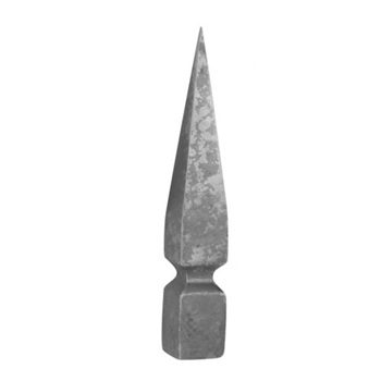 Spear Point Forged 1" 6-1/4" H