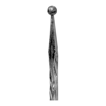 Spear Point - W/Sphere 1/2" Round 7-7/8"H