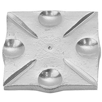 SHOE PLATE ALUM 3-1/8" SQ