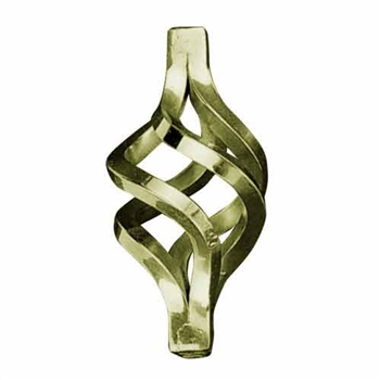 Basket Brass 1/2" Sq Matl 2-3/4" X 5-7/8" (1466/12