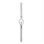 Baluster 1/2" Dia 5-1/8"W 39-1/2"H