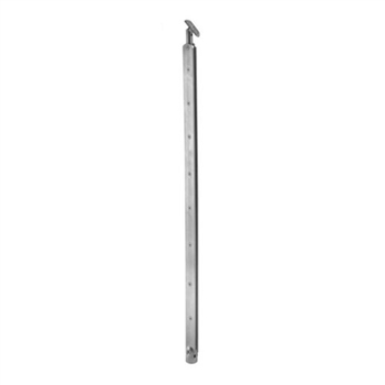 Flat Bar Stainless Steel Newel Post For (4) Round