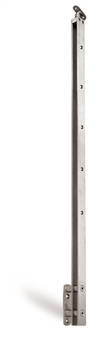 Flat Bar Stainless Steel Newel Post for (8) Round