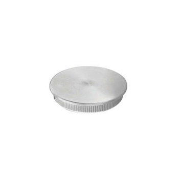 Stainless Steel End Cap Flat for Tube 1 1/2" Dia.
