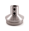Stainless Steel Slotted End Cap Rounded for Tube 1 2/3" Dia.