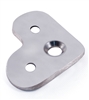 316 Stainless Steel Mounting Plate 90 Degree, For Flat Face