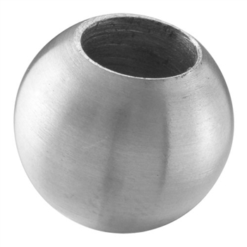 Stainless Steel Sphere 25/32" Dia. Dead Hole, Hole