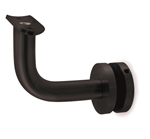 Nero Round Wall Handrail Support With Glass Clamp