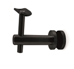 Nero Adjustable Round Wall Handrail Support With Glass Clamp