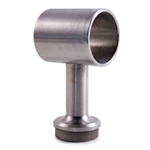 Stainless Steel Handrail Support 2 3/4" Dia. x 1/2